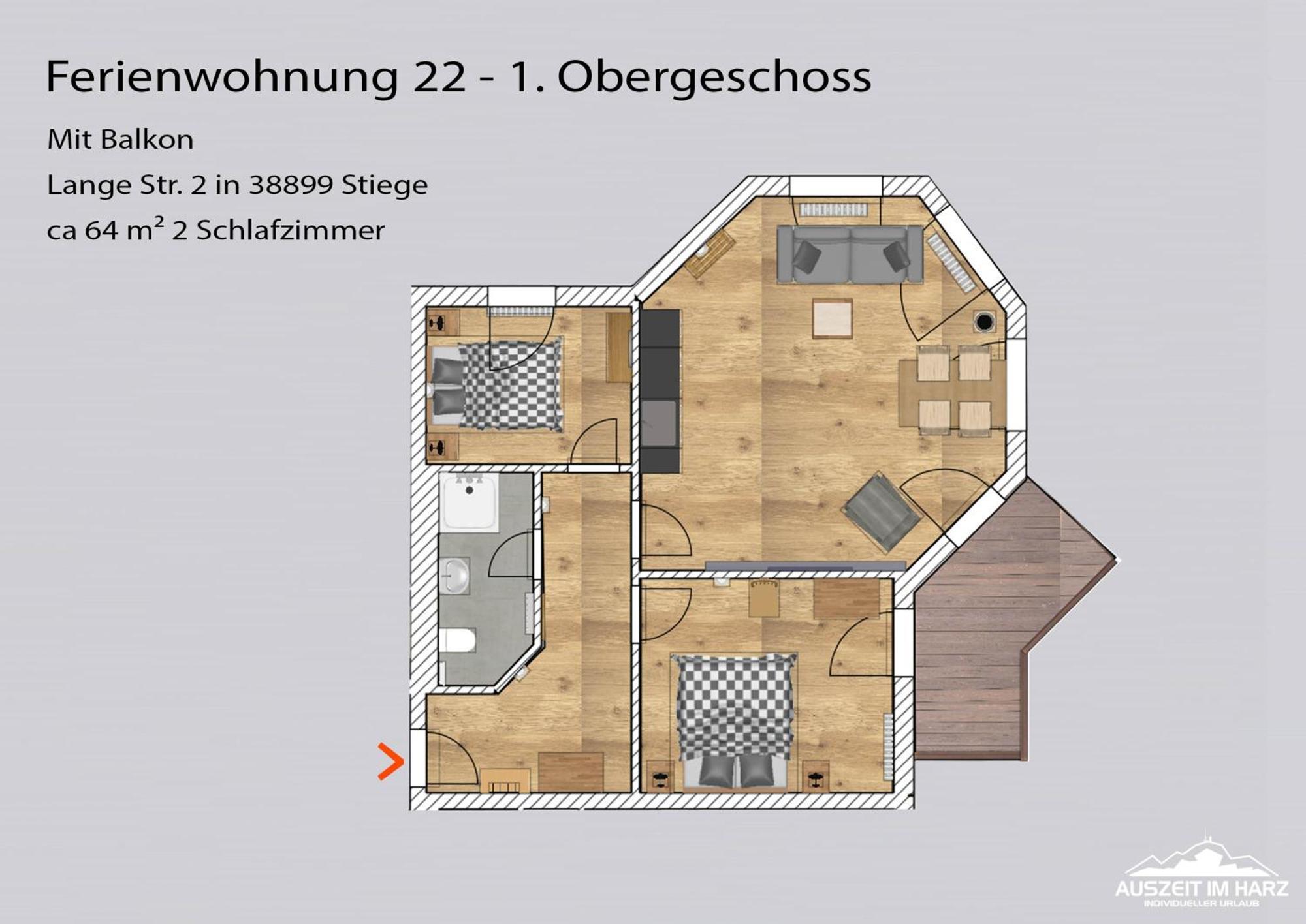 Auszeit-Im-Harz Haus 5 Wohnung 22 Stiege Eksteriør billede